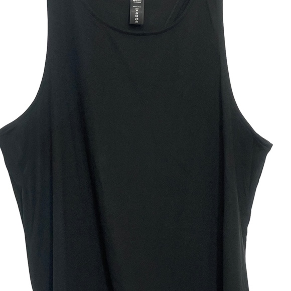 Athleta XL Black Tank Open Back Ties at Waist - Picture 4 of 6